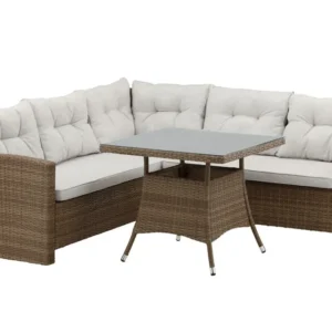 Rebellenclub Loungeset Lembe - Bruin Beige