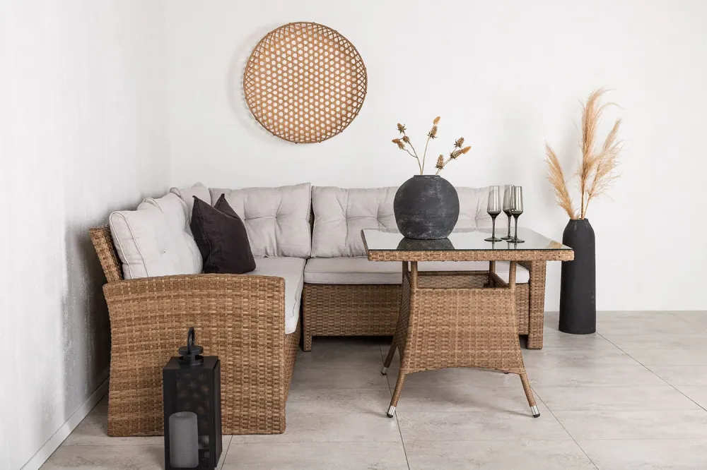 Rebellenclub Loungeset Lembe - Bruin Beige