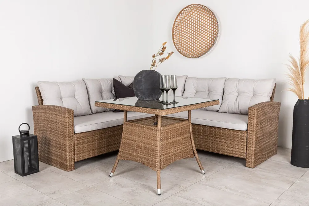 Rebellenclub Loungeset Lembe - Bruin Beige