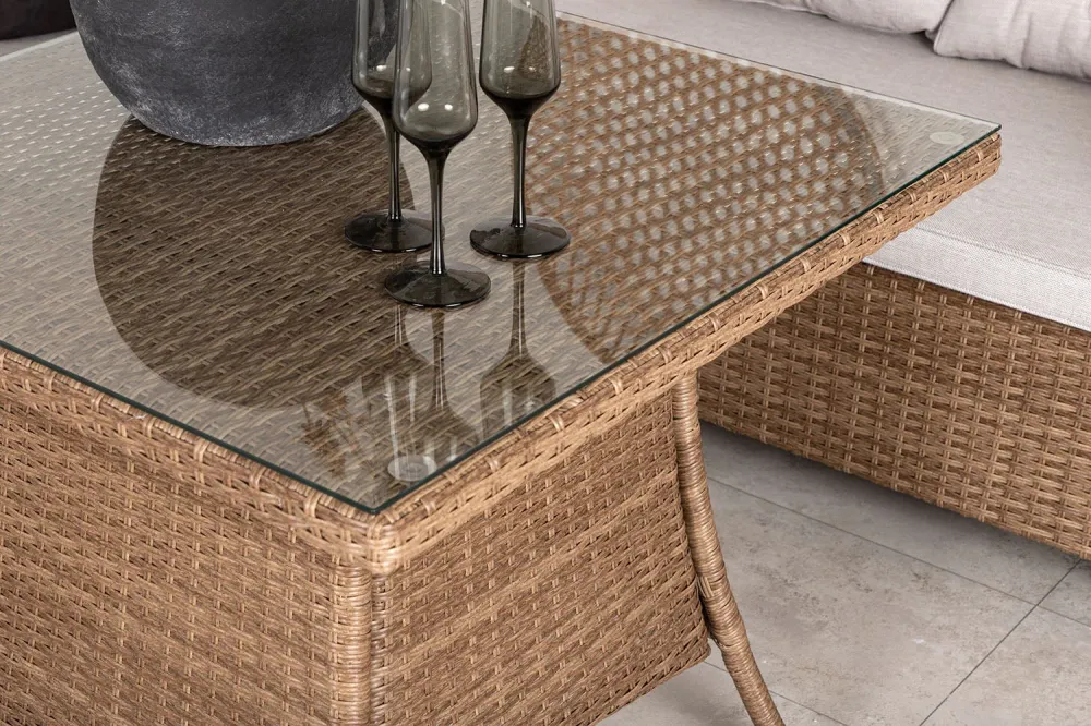 Rebellenclub Loungeset Lembe - Bruin Beige