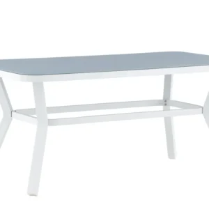 Rebellenclub Rechthoekige Tuintafel Amary - 160 x 90cm - Wit