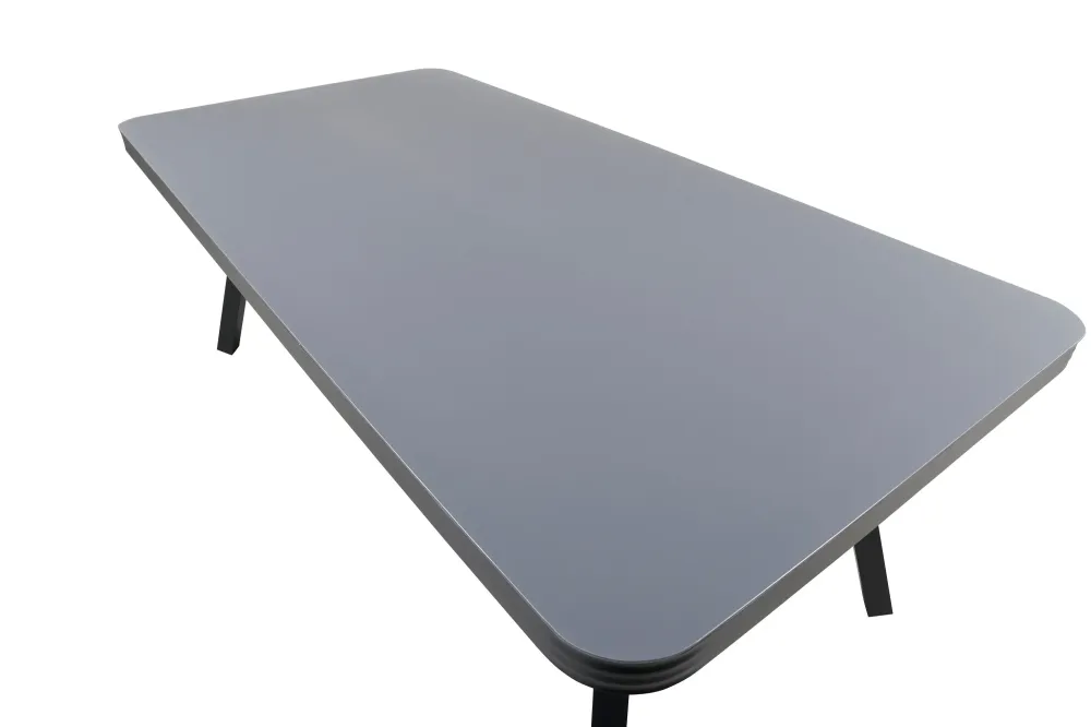 Rebellenclub Rechthoekige Tuintafel Amary - 200 x 100cm - Zwart