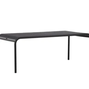 Rebellenclub Rechthoekige Tuintafel Apollo - 200 x 100 cm - Antraciet
