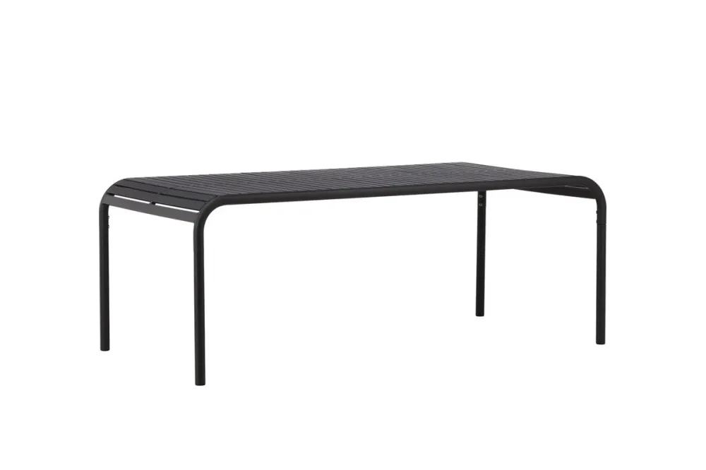 Rebellenclub Rechthoekige Tuintafel Apollo - 200 x 100 cm - Antraciet