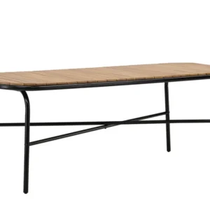 Rebellenclub Rechthoekige Tuintafel Aspen - 200 x 90cm - Naturel Hout