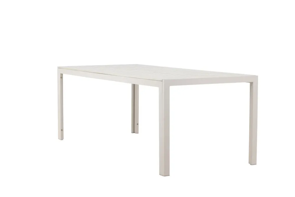 Rebellenclub Rechthoekige Tuintafel Cappero - 205 x 90 cm - Beige