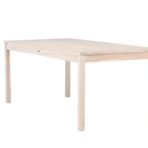 Rebellenclub Rechthoekige Tuintafel Crema - 180 x 90 cm - Whitewash