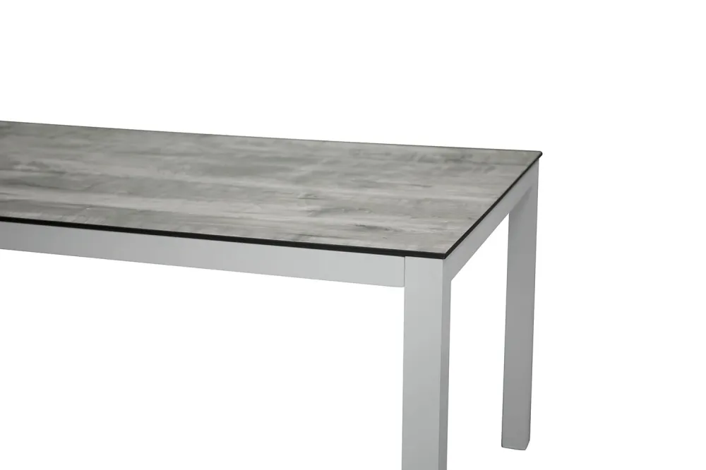 Rebellenclub Rechthoekige Tuintafel Dawn - 205 x 100cm - Grijs