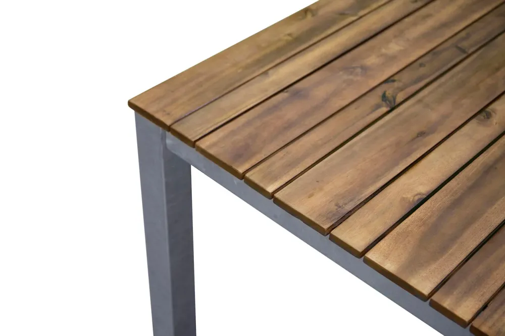 Rebellenclub Rechthoekige Tuintafel Eski - 200 x 100cm - Naturel Hout