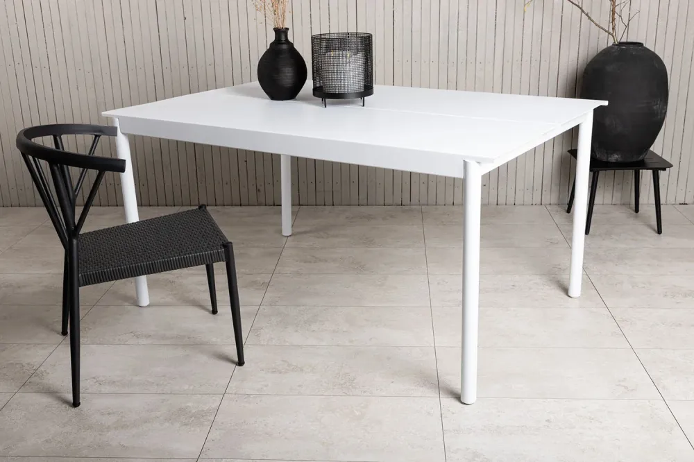 Rebellenclub Rechthoekige Tuintafel Mimos - 150 x 100cm - Wit