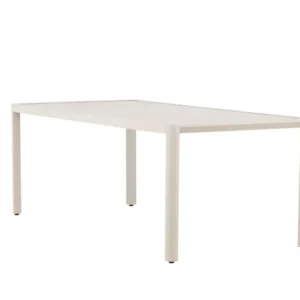 Rebellenclub Rechthoekige Tuintafel Minosa - 200 x 90 cm - Beige