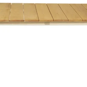 Rebellenclub Rechthoekige Tuintafel Tonga - 210 x 100cm - Wit
