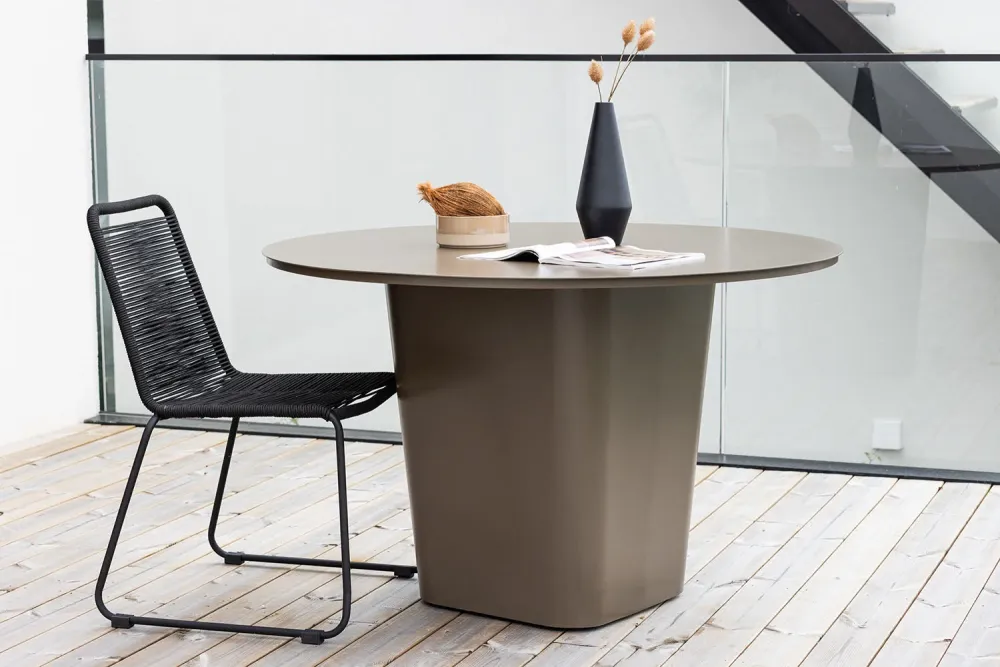 Rebellenclub Ronde Tuintafel Echo - ø120cm - Bruin