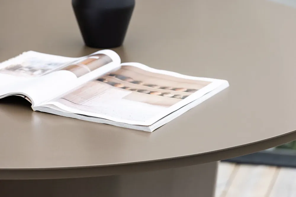 Rebellenclub Ronde Tuintafel Echo - ø120cm - Bruin