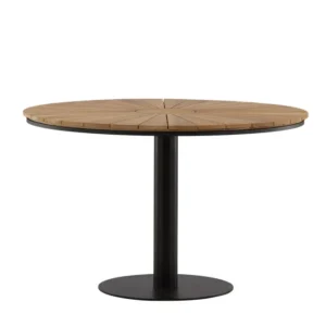 Rebellenclub Ronde Tuintafel Skala - ø120cm - Naturel Hout