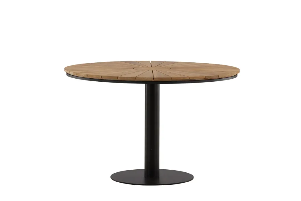Rebellenclub Ronde Tuintafel Skala - ø120cm - Naturel Hout