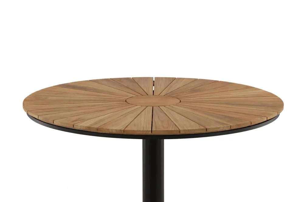 Rebellenclub Ronde Tuintafel Skala - ø120cm - Naturel Hout