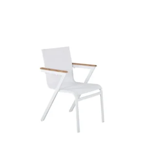 Rebellenclub Tonga Tuinstoel - Set van 2 - Wit