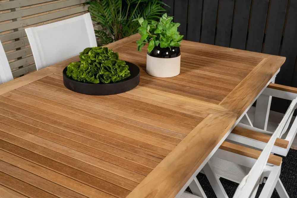 Rebellenclub Tonga Tuinstoel - Set van 2 - Wit