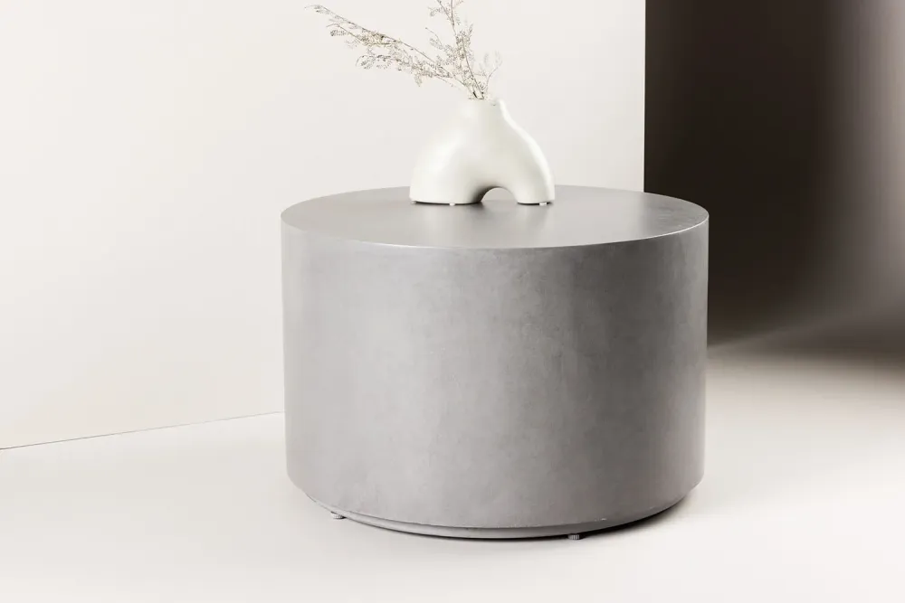 Rebellenclub Tuin Bijzettafel Uten - ø60cm - Grijs
