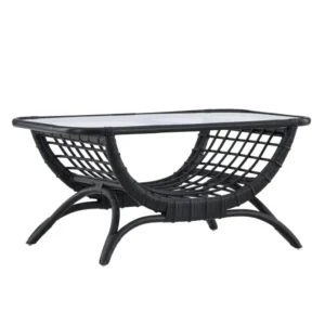 Rebellenclub Tuin Salontafel Quarto - 96 x 60cm - Zwart
