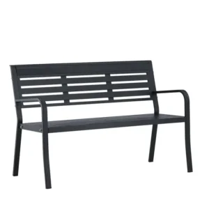 Rebellenclub Tuinbank Rost - 125x 60cm - Zwart