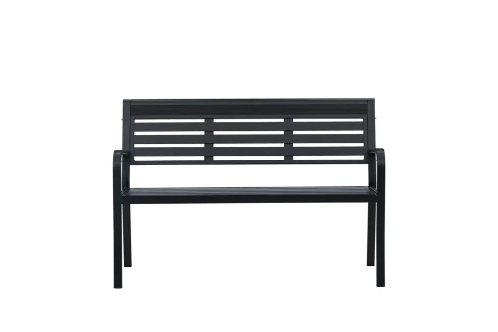 Rebellenclub Tuinbank Rost - 125x 60cm - Zwart