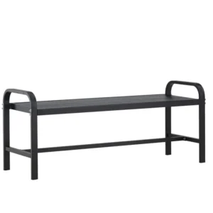 Rebellenclub Tuinbank Troy - 125 x 42cm - Zwart
