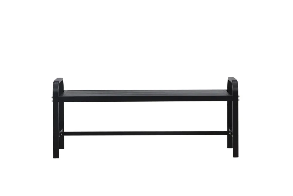 Rebellenclub Tuinbank Troy - 125 x 42cm - Zwart