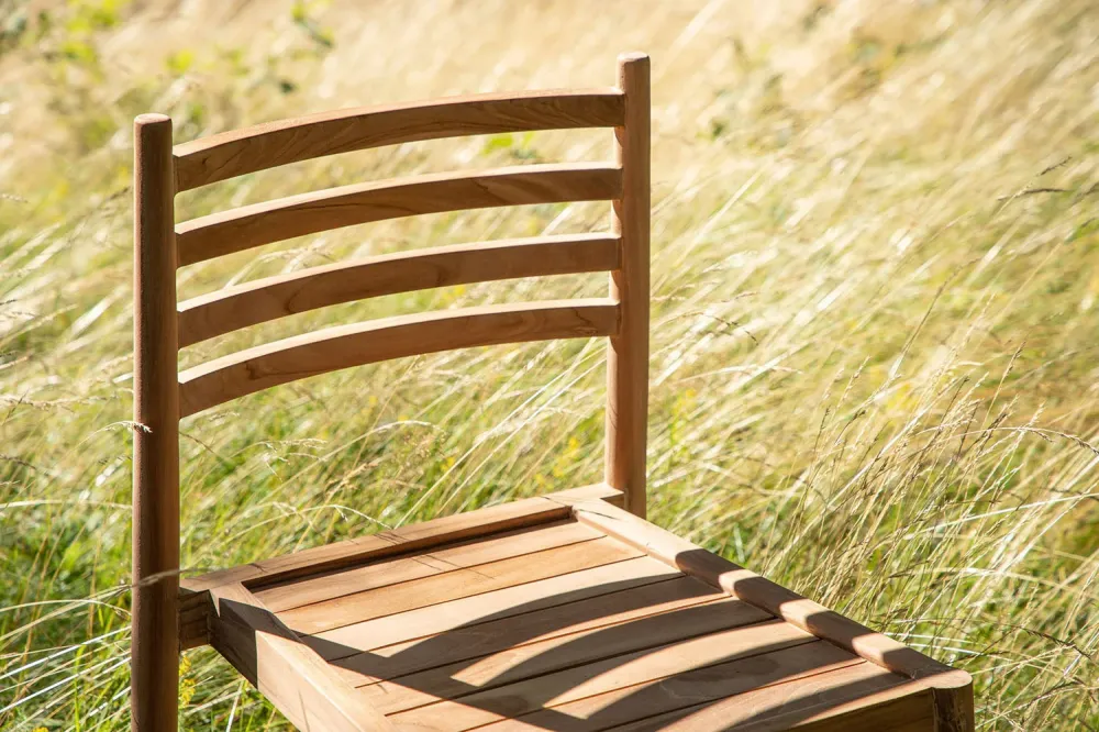 Rebellenclub Tuinstoel Agave - Naturel Hout