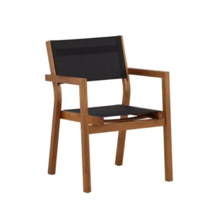 Rebellenclub Tuinstoel Anemon - Set van 2 - Naturel Hout