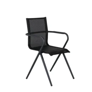 Rebellenclub Tuinstoel Birdo - Set van 6 - Zwart