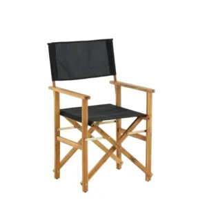 Rebellenclub Tuinstoel Boro - Set van 2 - Zwart