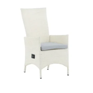 Rebellenclub Tuinstoel Brisko - Set van 2 - Wit