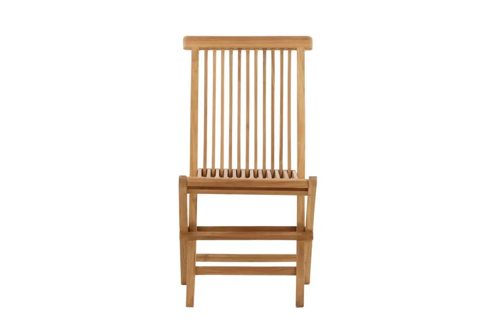 Rebellenclub Tuinstoel Crema - Set van 2 - Naturel Hout