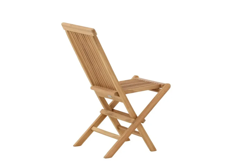 Rebellenclub Tuinstoel Crema - Set van 2 - Naturel Hout
