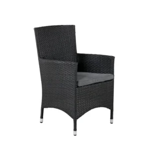 Rebellenclub Tuinstoel Malta - Set van 2 - Zwart