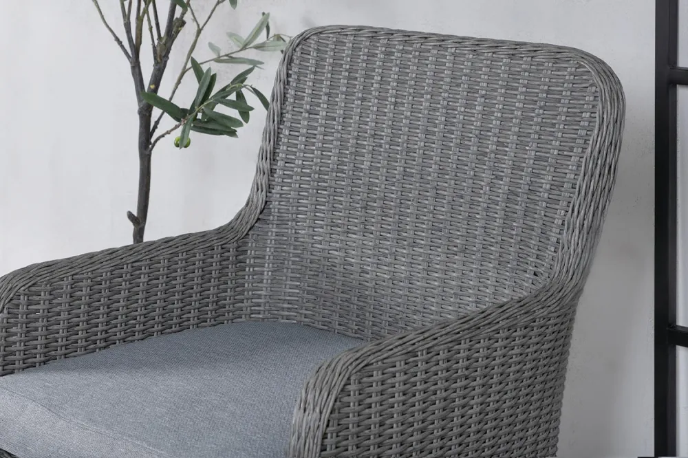 Rebellenclub Tuinstoel Tansy - Set van 2 - Grijs