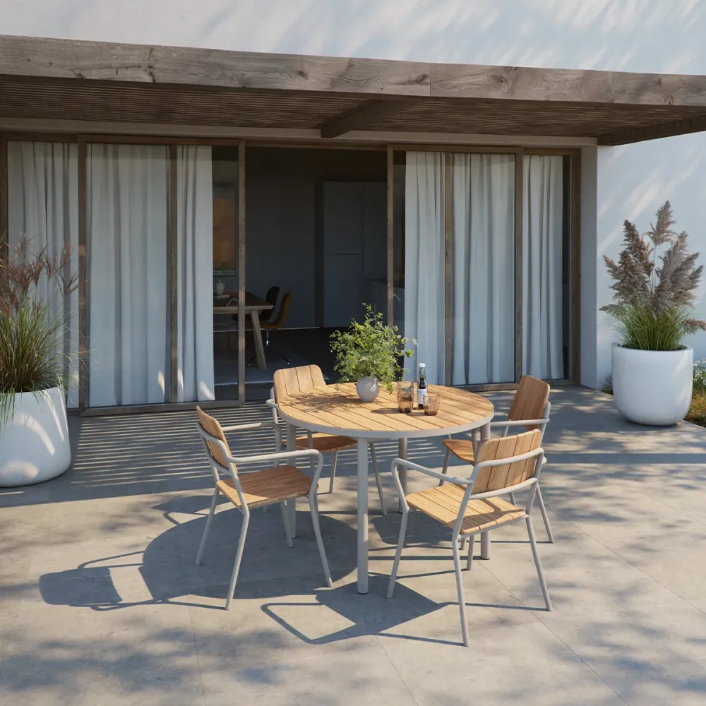 SackIT Kirra Dining Table Ø110 Taupe Sackit®