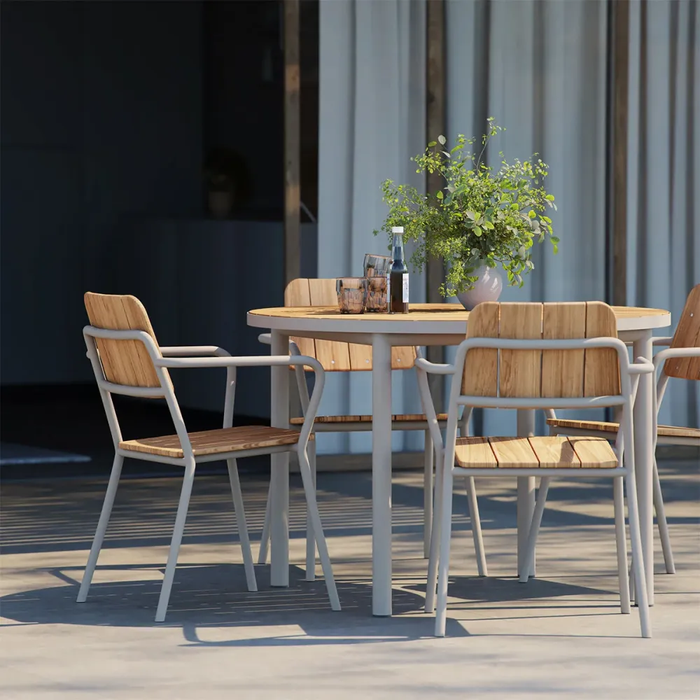 SackIT Kirra Dining Table Ø110 Taupe Sackit®