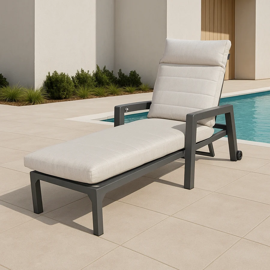 Sens-Line - Valentina Lounger - Aluminium - Antraciet