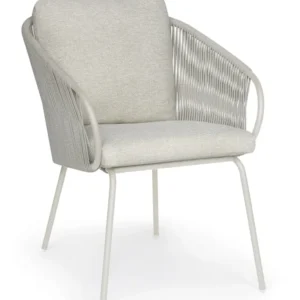 SUNS Dolce dining chair - Natural gravel / Camel sand