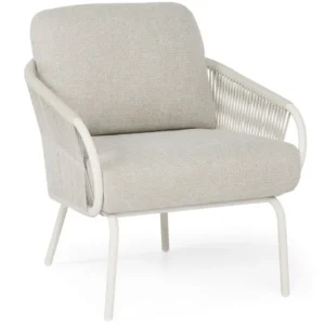 SUNS Dolce low dining chair - Natural gravel / Camel sand