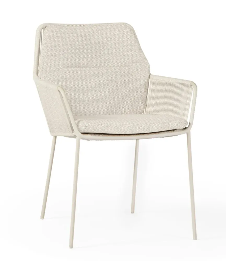 SUNS Punta dining chair - Camel sand / natrual mixed weave