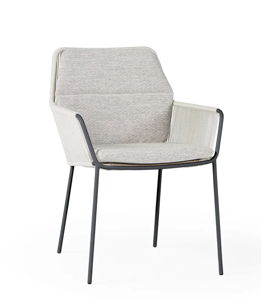 SUNS Punta dining chair - Camel sand / natrual mixed weave