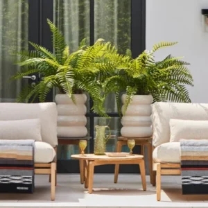 SUNS Termoli chaise longue zonder armleuningen - Natrual gravel