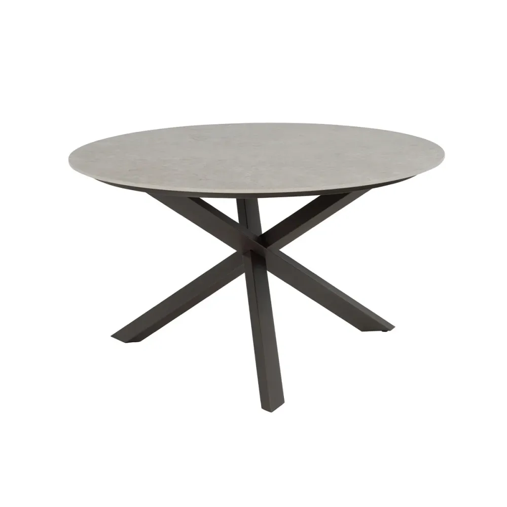 4 Seasons tuintafel Prado Ø130x75 cm- ceramic sabbia - terre Taste by 4 Seasons