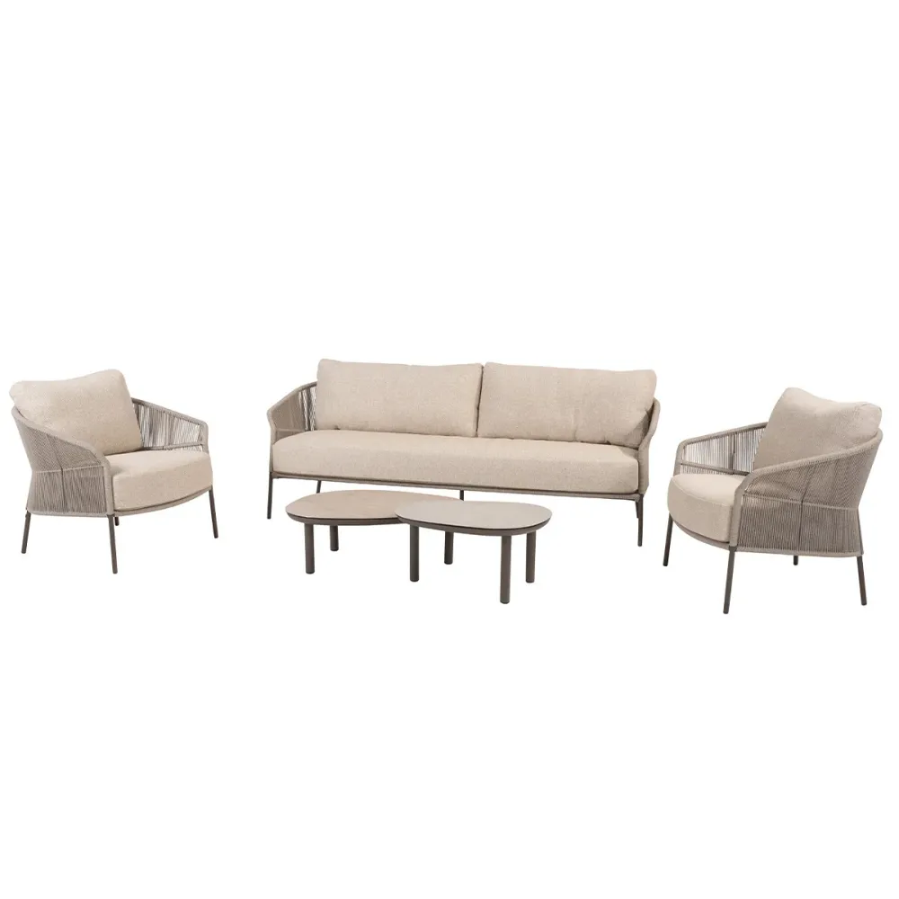 Taste 4 Seasons loungeset Florence 5-delig - terre