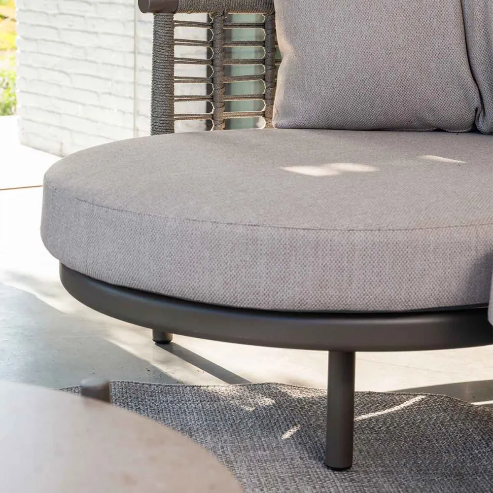 Taste 4 Seasons loungeset Puglia chaise longue 3-delig - terre