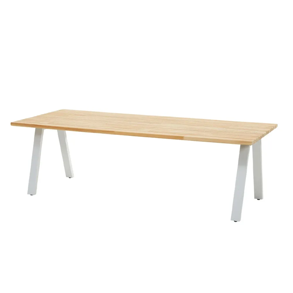 Taste 4 Seasons tuintafel Ambassador frost grey-teak 240x100 cm